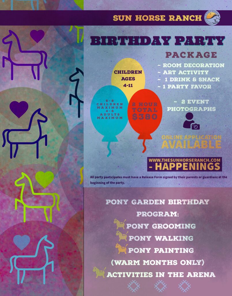 pony garden birthday program shr 2023 24 11x14